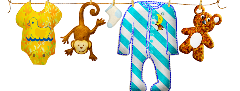 Baby Clothes line (baby shower)